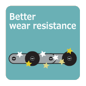 Better wear resistance