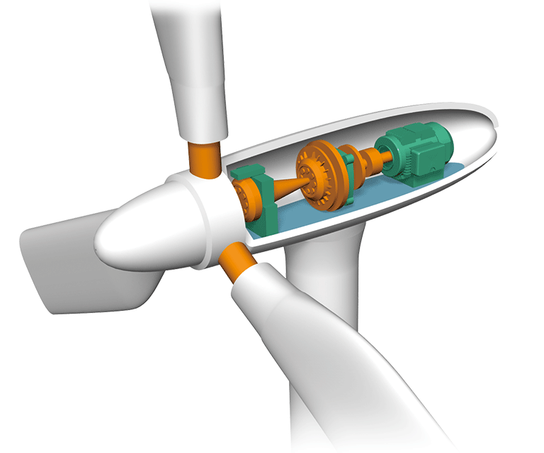 Wind power generation 風車 Illustration