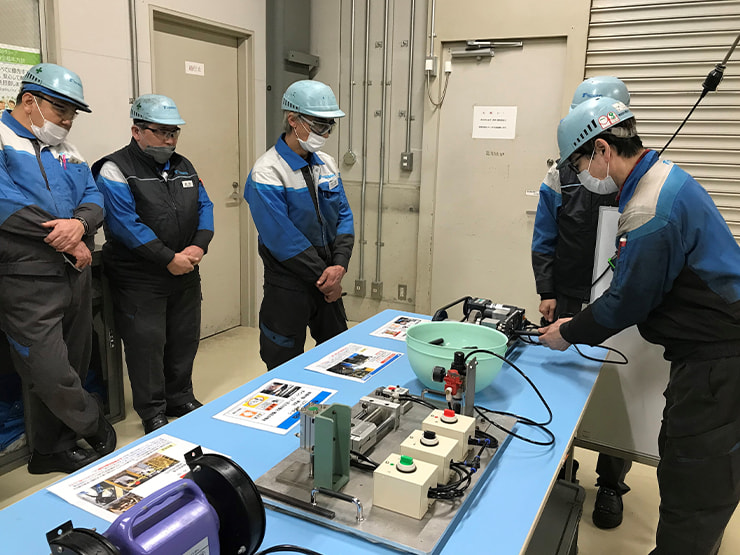 Practical safety training (Kyotanabe Plant)