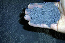 Coal processed through crusher and screen