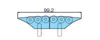 Plate widths when assembled