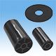 Return rollers and guide flanges