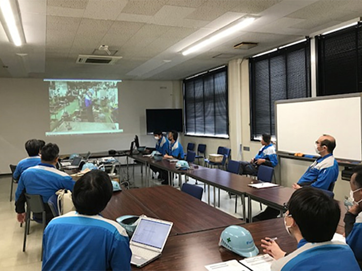 Practical safety training (Kyotanabe Plant)
