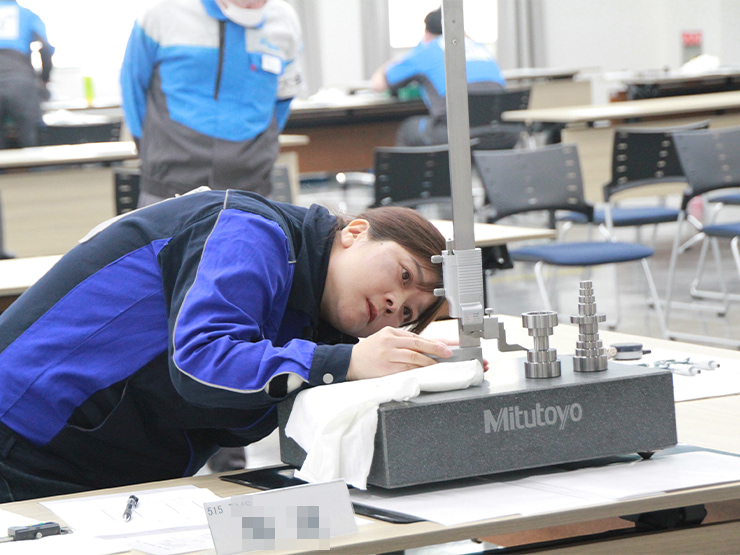 Participants in the Skills Olympics compete based on their individual abilities