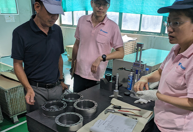 Quality audit at an overseas subsidiary (Shanghai, China)